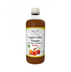 Sinew nutrition apple cider vinegar with honey and mother of vinegar